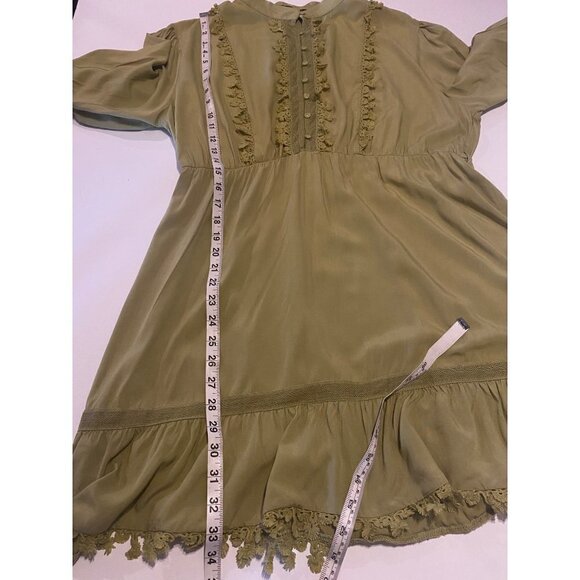 Simplee Plus Boho Short Ruffled Dress, Size 1XL - Picture 5 of 11